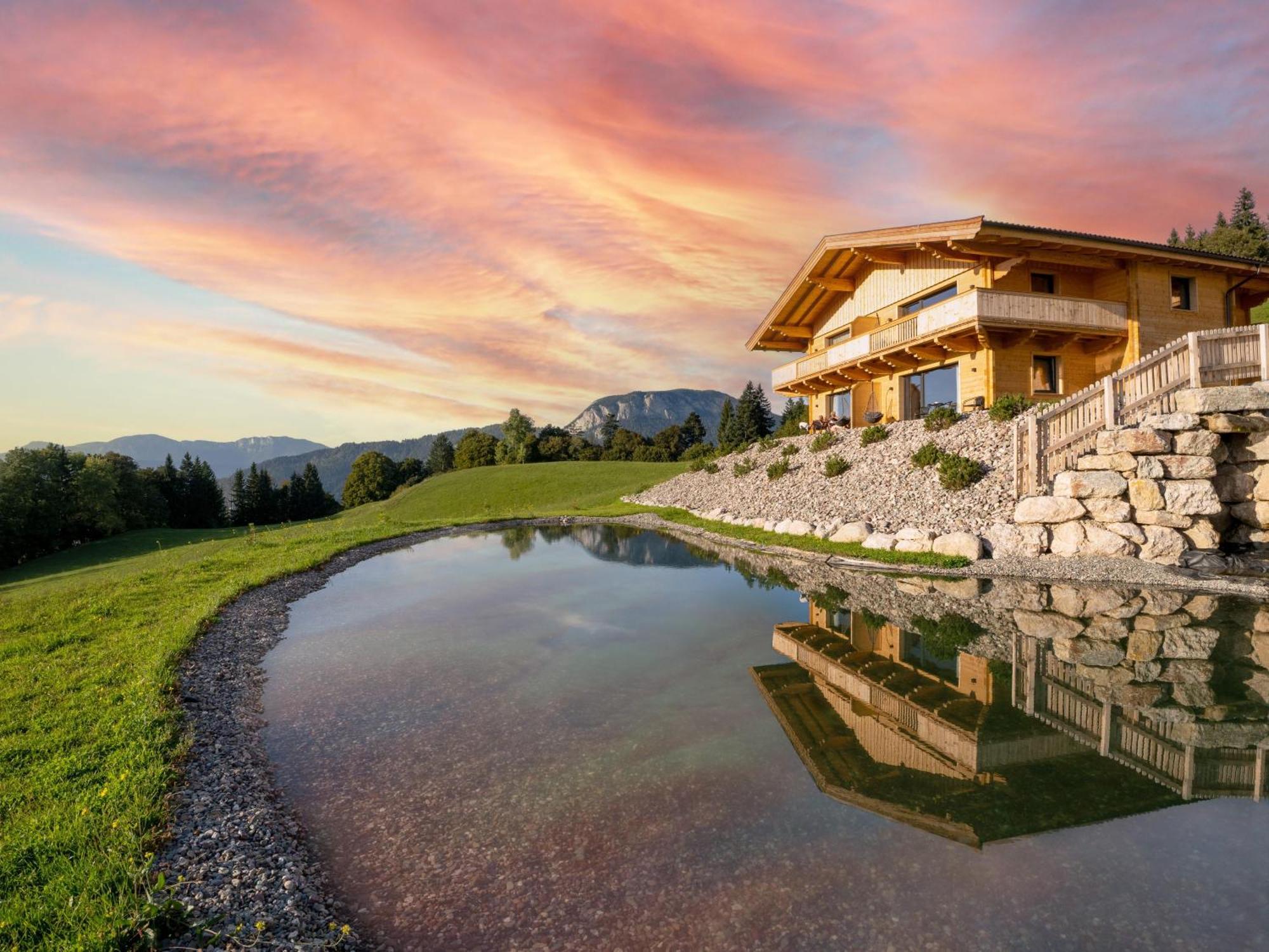 Alpenchalets Oberlaiming Itter Esterno foto